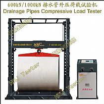 600kN1000kN排水管外压荷载试验机Drainage Pipes Compressive Load Tester